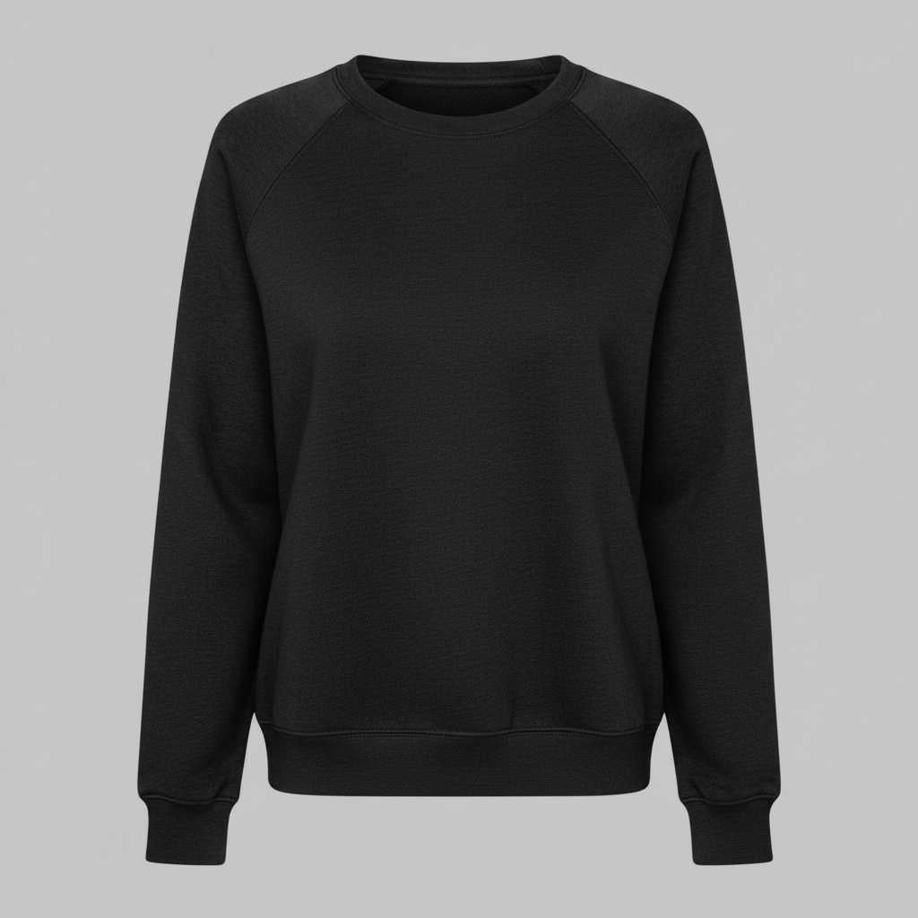 Sweat-shirt col rond femme Eliza – Manches longues, coton mélangé – photo 6