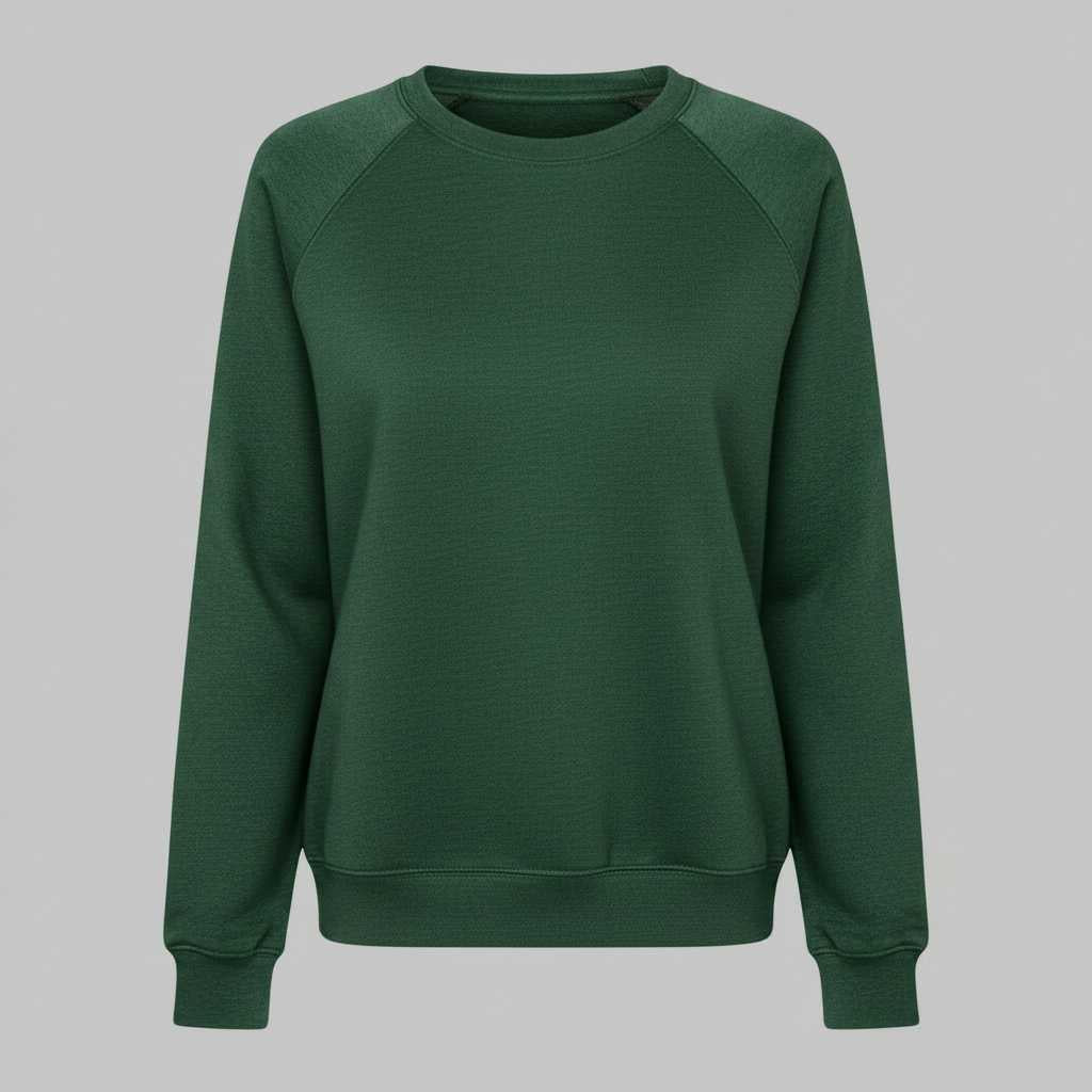 Sweat-shirt col rond femme Eliza – Manches longues, coton mélangé – photo 10
