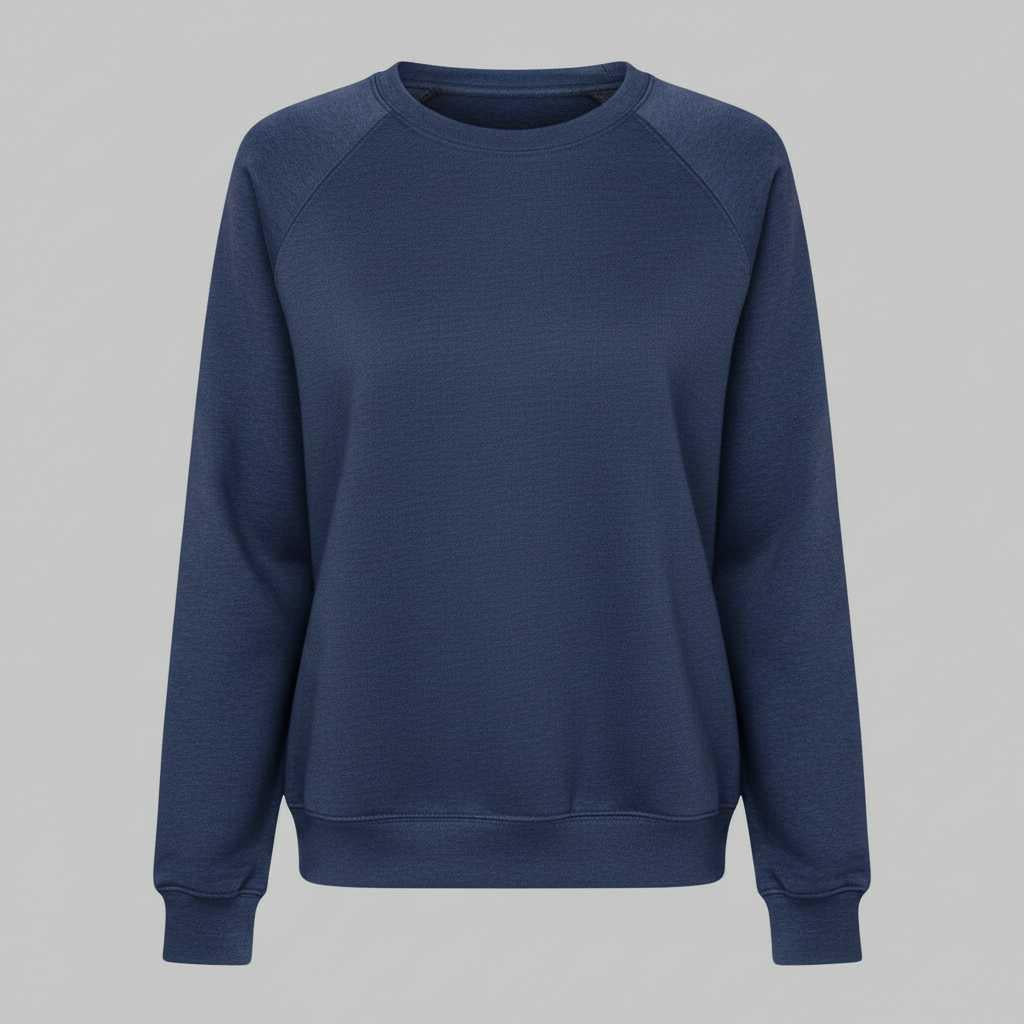 Sweat-shirt col rond femme Eliza – Manches longues, coton mélangé – photo 11