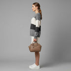 Sweat-shirt rayé pour femme – Pull confortable coupe classique – photo 3