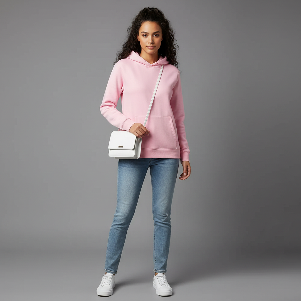Sweat à capuche femme – Hoodie coupe ample pour le quotidien – photo 2