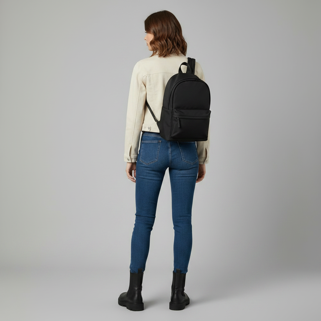 Veste en jean femme 100 % coton – Coupe classique pour l'automne – photo 4
