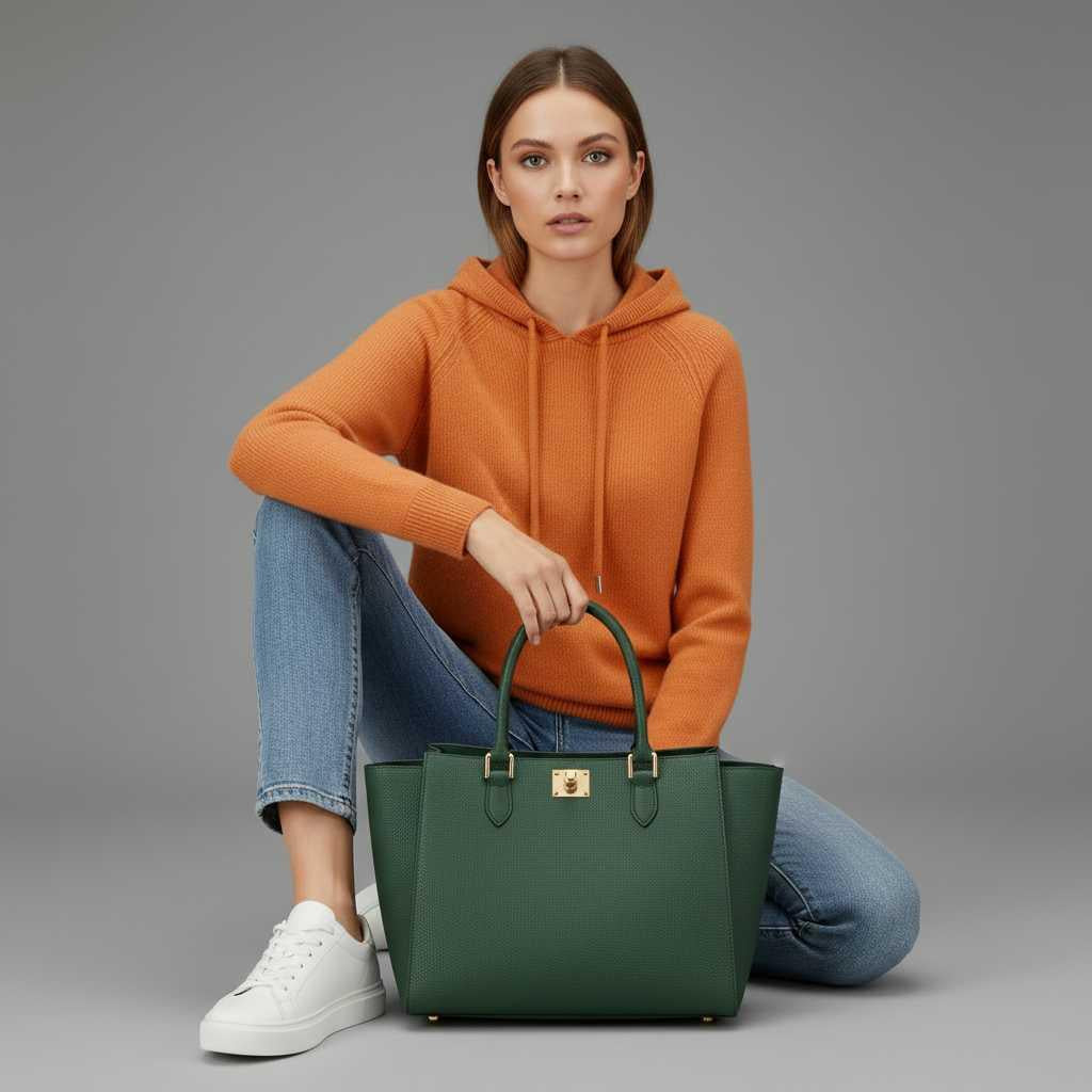 Sweat à capuche femme coupe ample – Style confortable – photo 4