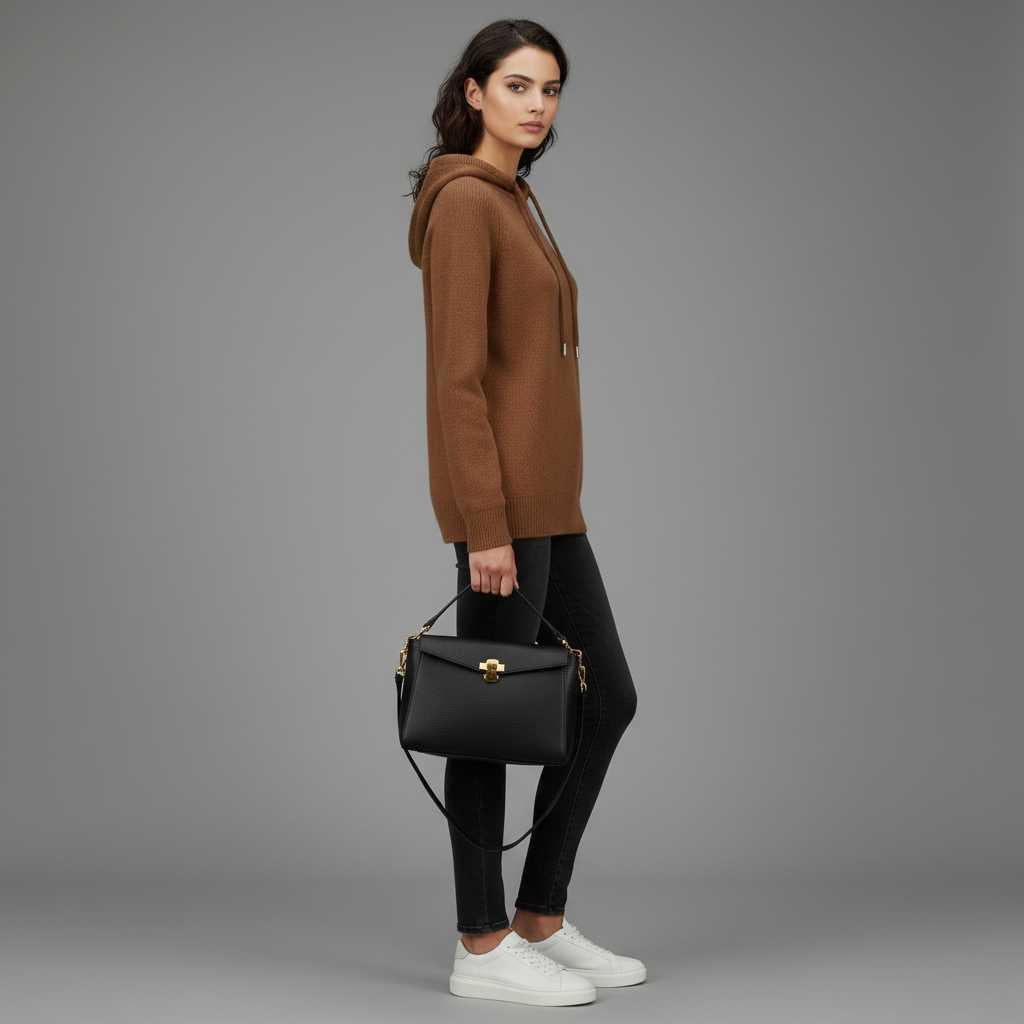 Sweat à capuche femme coupe ample – Style confortable – photo 5