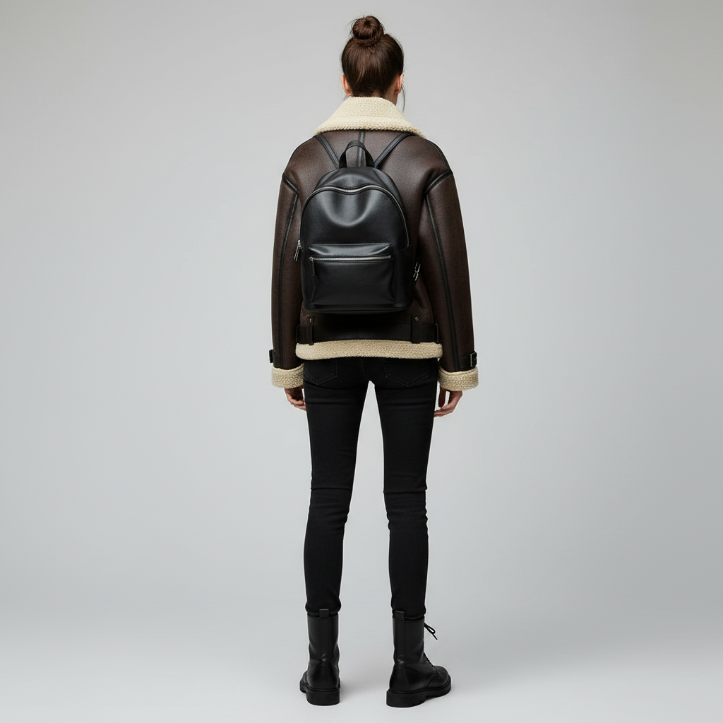 Veste élégante à revers Karina – Matière synthétique déperlante – photo 4