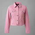 Veste en denim unie femme – Style streetwear, poches poitrine – photo 4