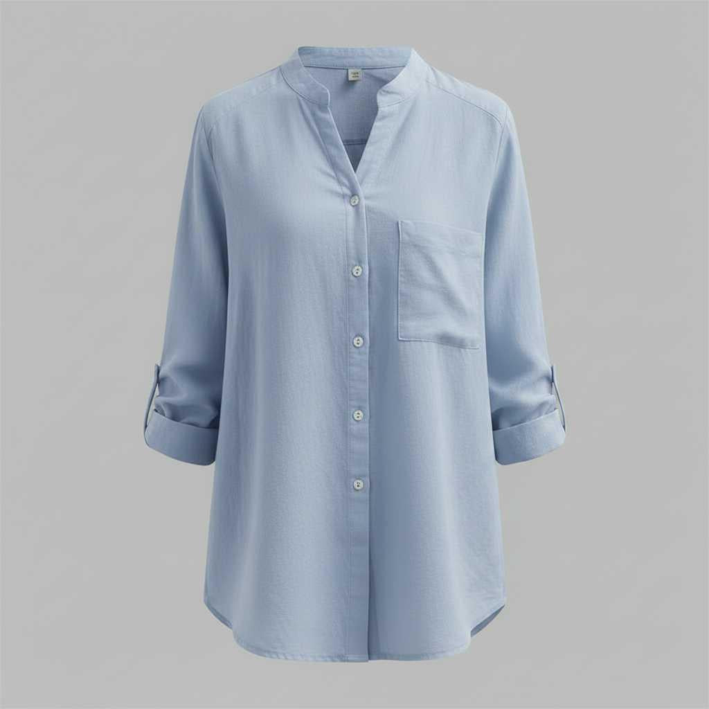 Chemisier en coton femme Vera – Style décontracté – photo 8