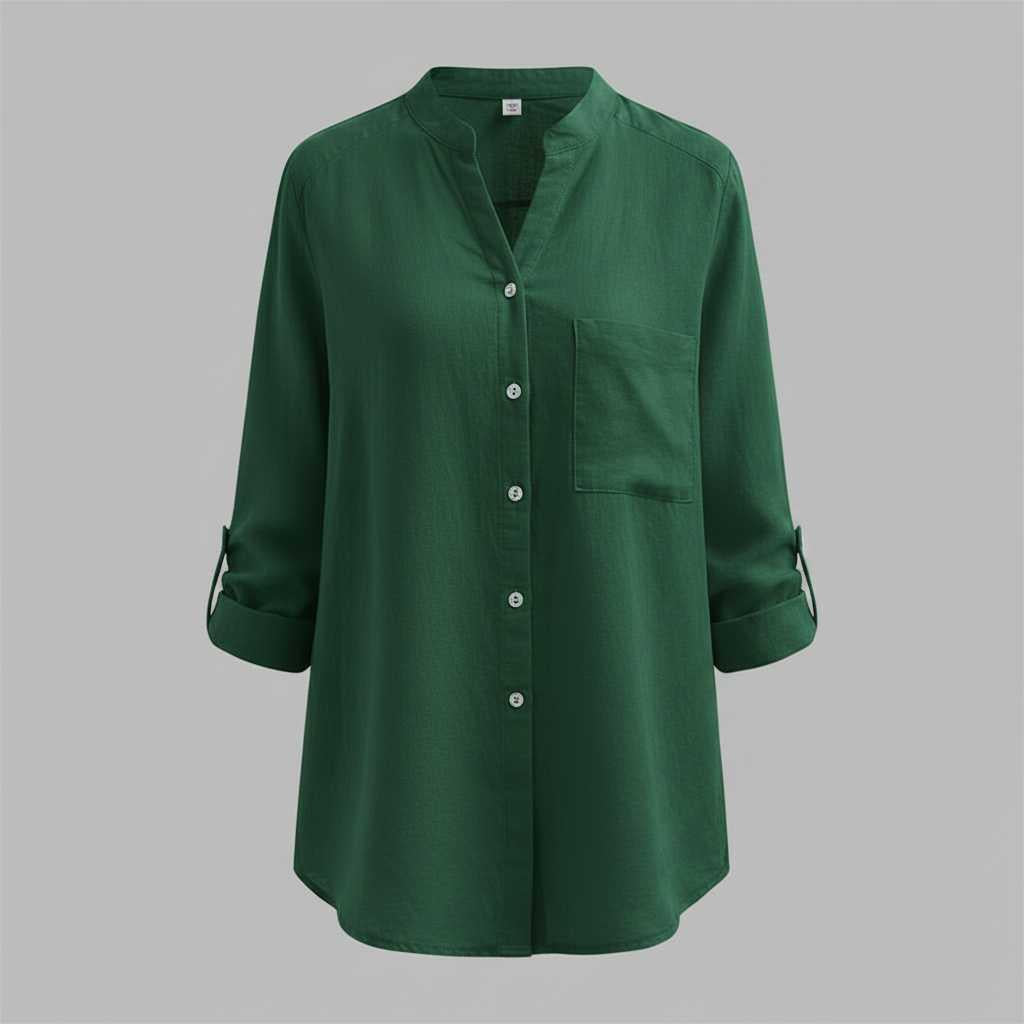 Chemisier en coton femme Vera – Style décontracté – photo 10