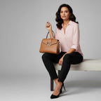 Blouse femme col V brodée en coton et lin – photo 4